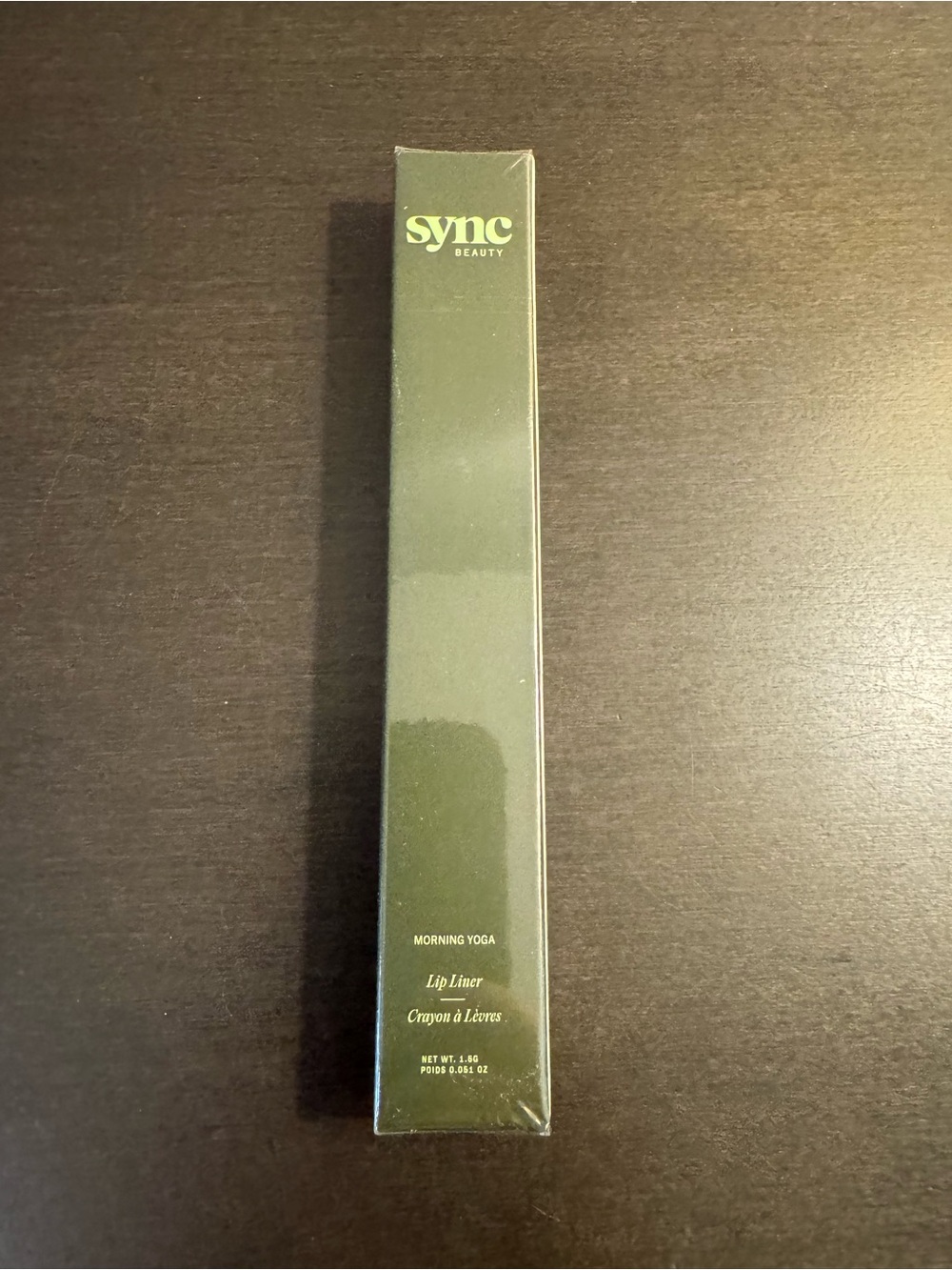 SYNC Beauty Lip Liner Morning Yoga (Perfect Nude) 1.58 g Full Size NIB Sealed